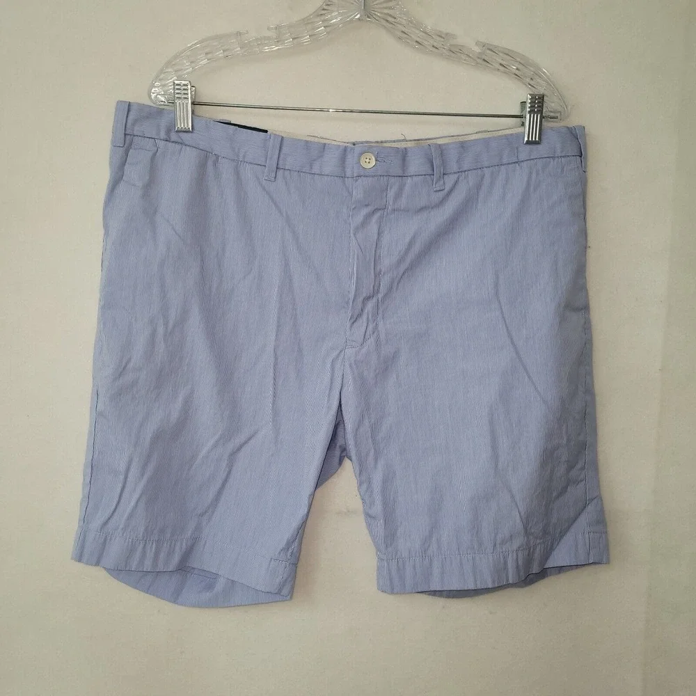 Polo Ralph Lauren Shorts Mens 38 Blue Pinstripe Slim Fit 8